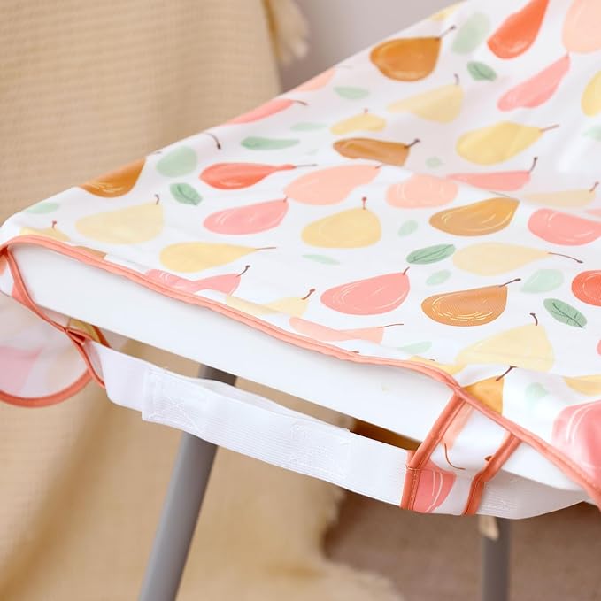 Happy Flute Long Sleeve Baby Bib-Mess Proof Baby Feeding Bibs with Adjustable Design for Babies during Eating or Highchair