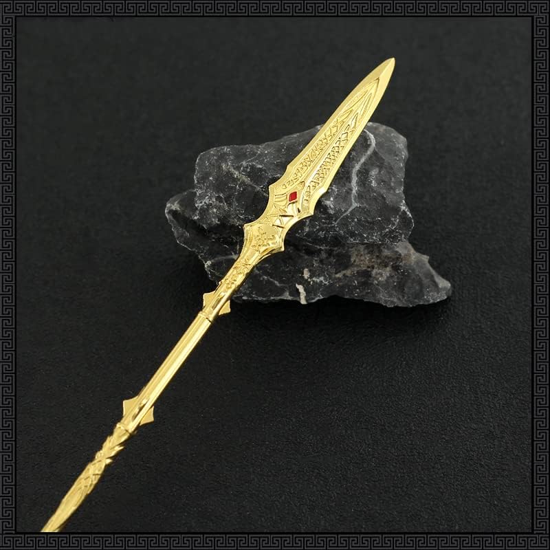 God of War Ragnarök Kratos' Draupnir Spear Action Figures Game Toys Collection Keychain Gift Desk Decoration Backpack Pendant Gift