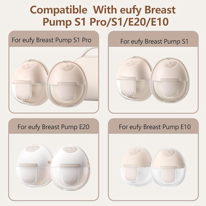 8pcs Breast Pump Spout Cap for eufy Wearable Breast Pump S1 Pro/S1/E20/E10, Replace Spout Cover for eufy Pump, Made by BDICOVE, Not Original eufy Parts