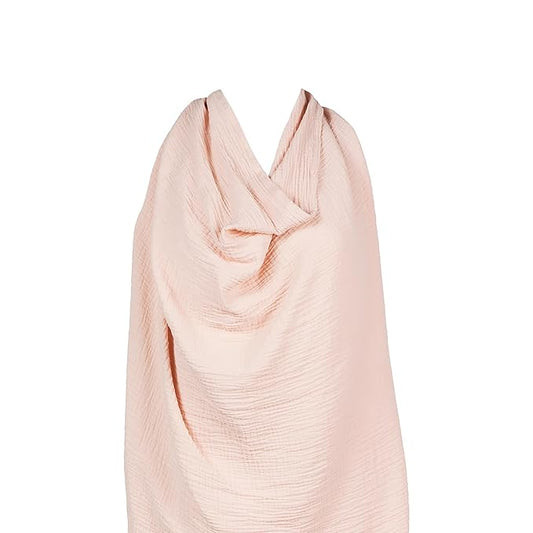 snuggle me® Nursing Cover - 100% Organic Cotton Muslin Nursing Cover Up for Breastfeeding with a BPA-Free Silicone Teether Ring, Ultra-Soft & Lightweight (33.5″ × 39.4″)