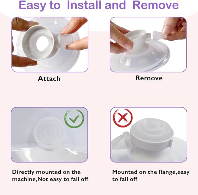 8Pcs Duckbill Valves and 4Pcs Diaphragm Compatible with Momcozy M5 Breast Pump, Replacement Accessories for M5 Pump, Mom Cozy Valve Diaphram Replacement Accessories