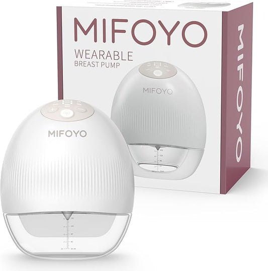 Breast Pump, Wearable Breastfeeding Pump, Electric Breast Pumping, Hands Free Breast Pump with 4 Modes & 9 Levels - Portable Milk Pump, Smart Display for Moms, 24mm 1 Pack