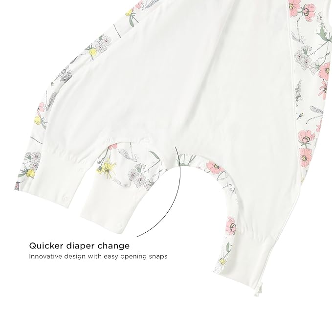 Duomiaomiao 0.5 TOG Toddler Sleep Sack 24-36 Months 100% Cotton Lightweight Baby Sleep Sack with Feet, Breathable Comfy Toddler Wearable Blanket