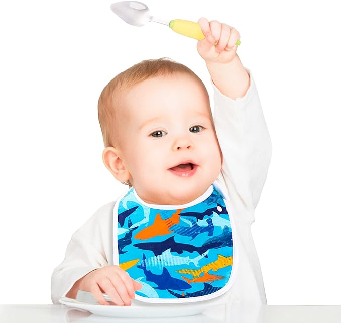 Baby Bibs Soft and Absorbent Organic Cotton Bandana Drool Bibs Set for Boys Girls Newborn 0-36 Months