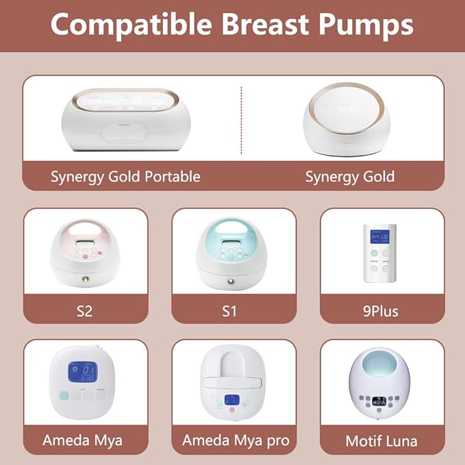 14pack Breast Pump Replacement Parts for Spectra S2, S1, 9 Plus, Synergy Gold,for Spectra Breast Pump Accessories, Replace Duckbill Valves Tubes Backflow Protector Membrane