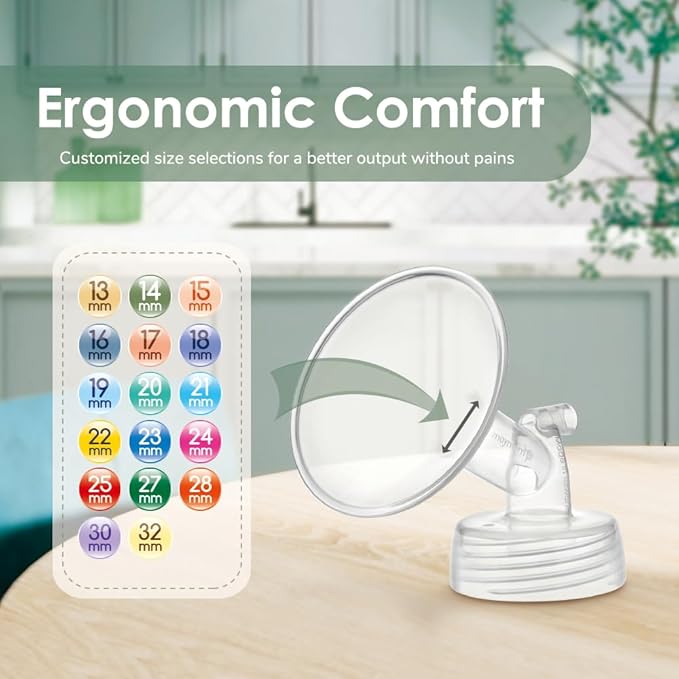 Maymom Pump Parts Compatible with Spectra S2 S1, 13mm Flange Valve Tube Bottle Backflow Protector, Not Original Spectra S2 Replacement Pump Parts Duckbill Valve Bottle