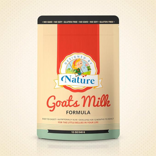 Goat Milk Formula - MADE IN THE USA - Easy to Digest All Life Stages Formula (12 months and above) - Hypoallergenic - Non-GMO, Gluten FREE, Soy FREE, Heavy Metal FREE, Pesticides and Chemical FREE - Gentle on Sensitive Tummies - Natural Whole Ingredients.