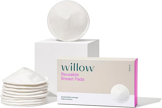 Willow Reusable Nursing Pads, 10-Count