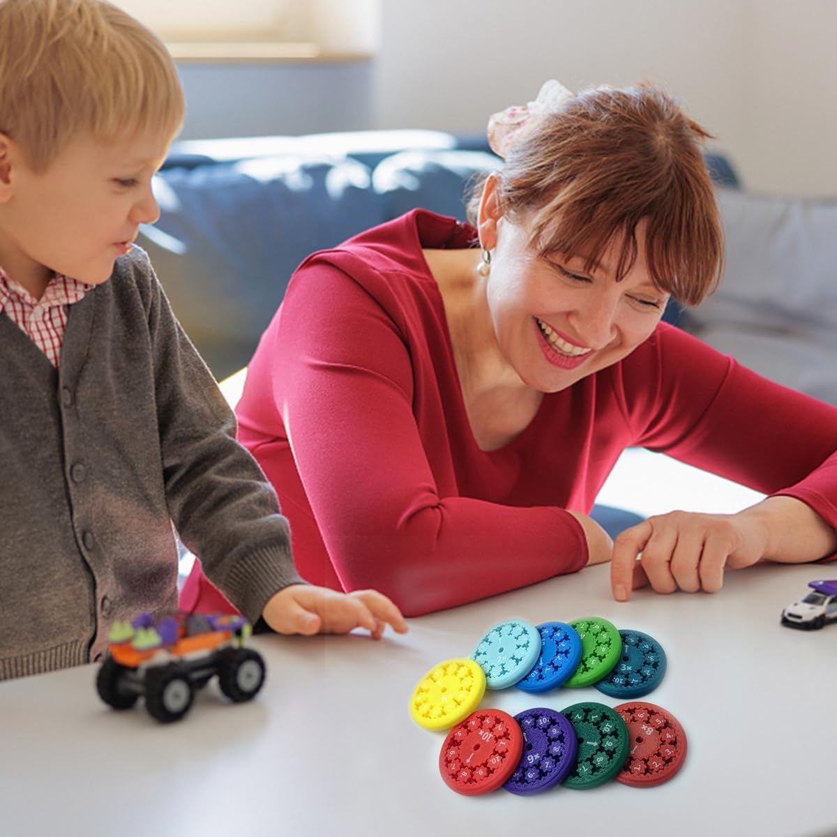 2024 Math Fidget Spinners Math Fidget Toy,Fidget Spinner Sensory Toys,Multiplication Table Game Fidget Toys,Math Games Digital Table Toy,Stress Anxiety Relief ( 9 Packs - Addition & Subtraction )