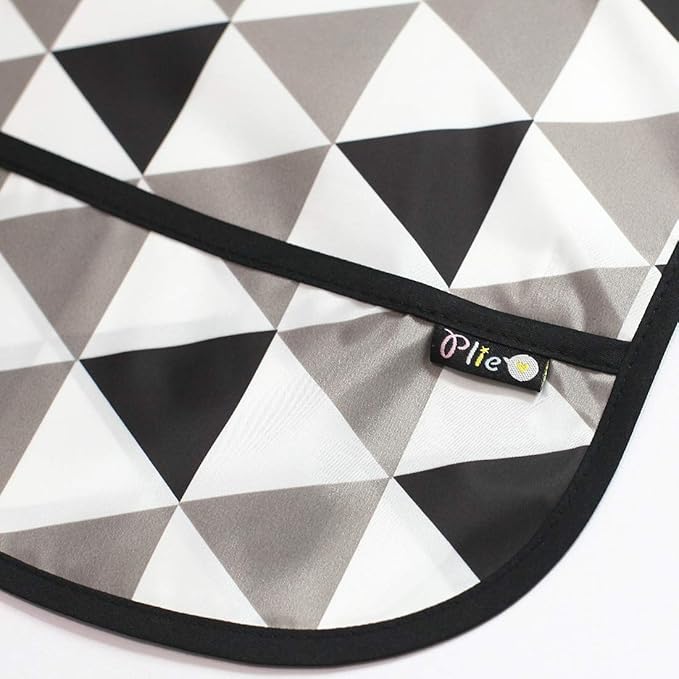 Short Sleeve Waterproof Bib for Toddlers – Feeding Apron for Mealtime, Daycare, Self-Feeding & Messy Play, Baby Bib