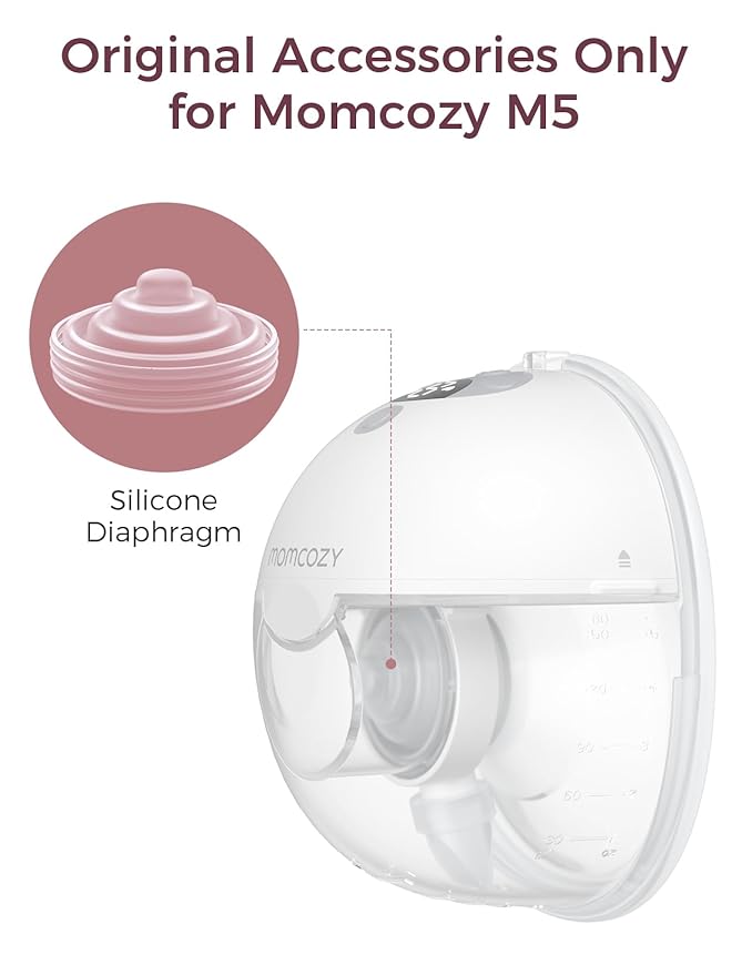Momcozy M5 Diaphragm, Original Breast Pump Replacement Accessories for M5, 2PCS