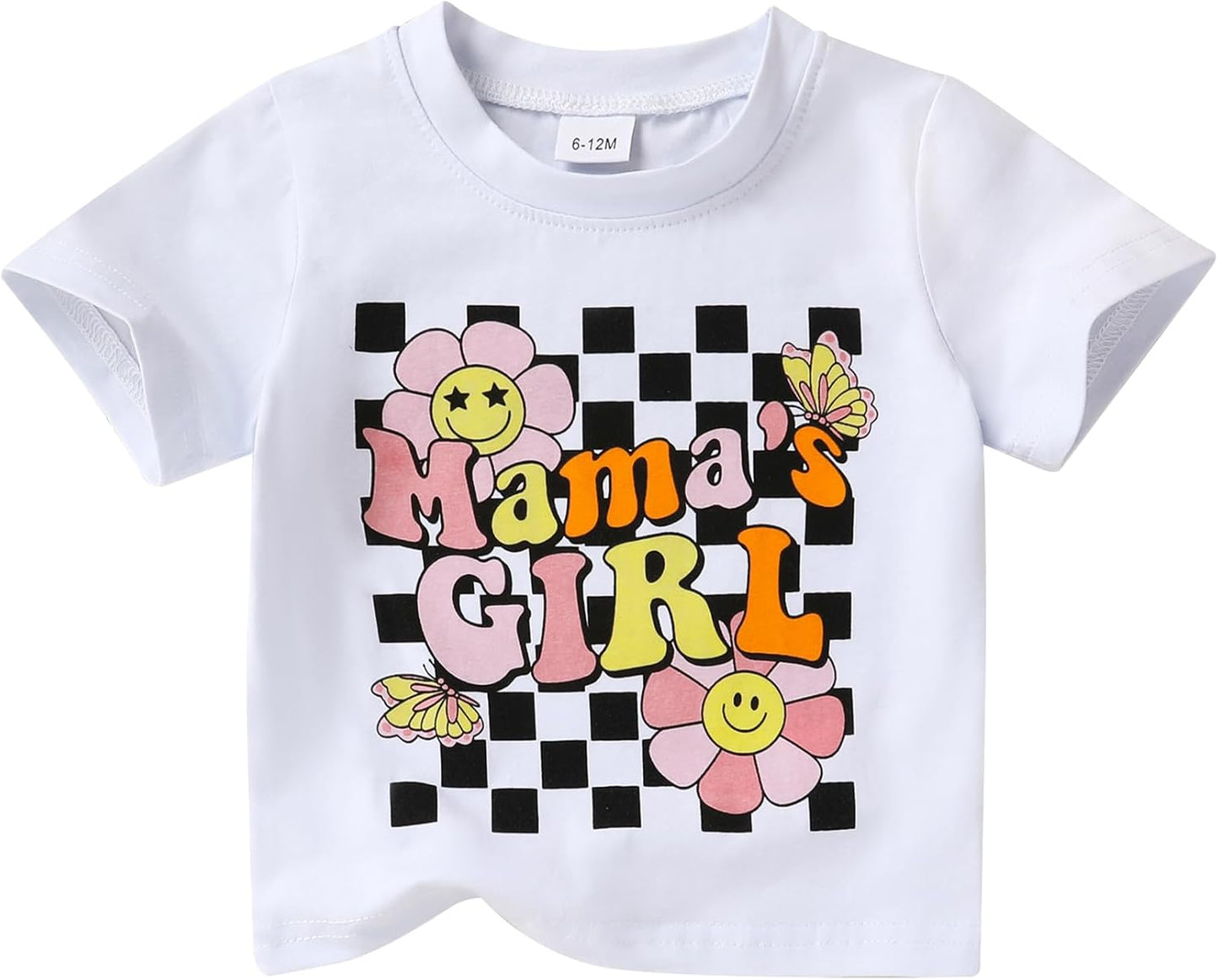 Happy Town Toddler Clothes Baby Boy Girl Smiley Face Shirt Short Sleeve T-Shirt Tee Summer Tops Outfits