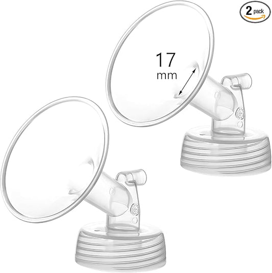 17mm Flange Compatible with Spectra S1 S2 9 Plus Synergy Gold Breastpump Replacement to Spectra Pump Parts and Flange; Not Original; Replaces Shield