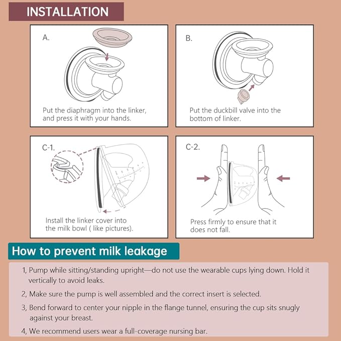 Hands-Free Collection Cups Compatible with Spectra S1 S2 S9, Replace Breast Pump Kits Compatible with Spectra Breast Pumps, 27mm Flange + 17/19/21/24mm Inserts