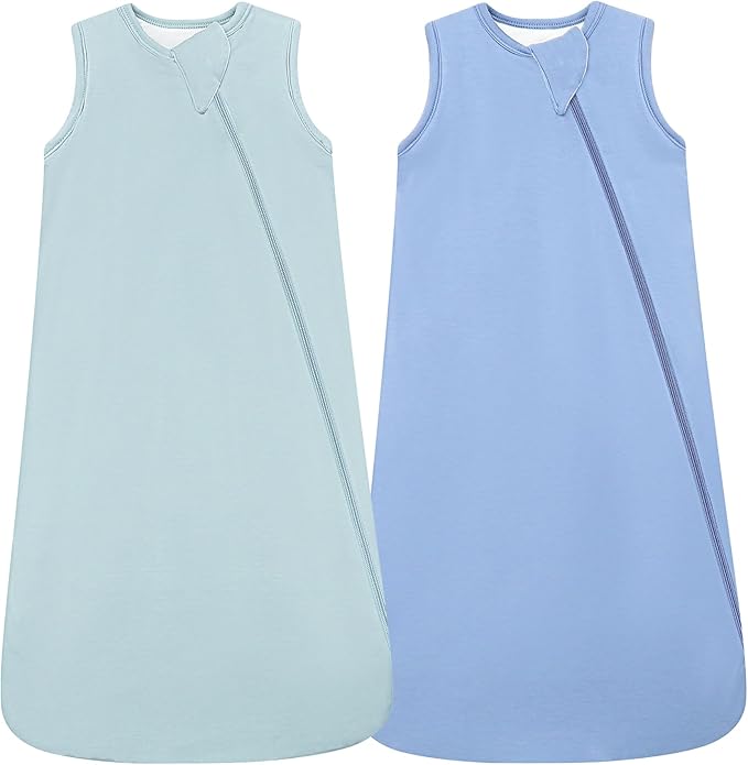 HAPIU Rayon Made from Bamboo Winter Baby Sleep Sack 2.5 TOG, 2-Way Zipper YKK, Warm Quilted Wearable Blanket