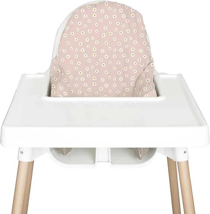 Nibble and Rest Highchair Insert Cover, Compatible for IKEA Antilop Highchair, High Chair Accessories Stain-Proof and Wipeable Insert Cover(Cushion NOT Included)(Daisy)