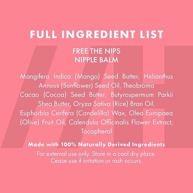 100% Natural Nipple Cream Safe for Breastfeeding - Handmade Heroes Nipple Balm Breastfeeding Essentials Post Partum Essentials - Nipple Butter Sore Nipple Relief Breast Pump Lubricant