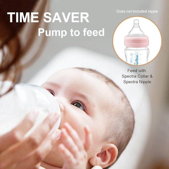 Maymom Pump Parts Compatible with Spectra S2 S1, 30 mm Flange Valve Tube Bottle Backflow Protector, Not Original Spectra S2 Replacement Pump Parts Duckbill Valve Bottle Membrane