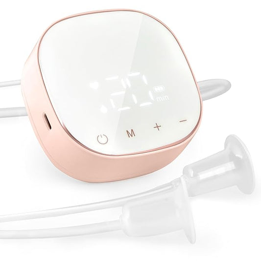 Electric Nipple Corrector for Flat or Inverted Nipples, Portable Nipple Pump, Inverted Nipple Puller, 6 Corrector Covers Rechargeable Nipple Puller Sunken and Shy Nipples