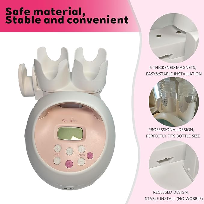 for Spectra S2 Bottle Holder, Portable Detachable Compatible with Spectra S2 Accessories, Dual Organizer with Hose Management