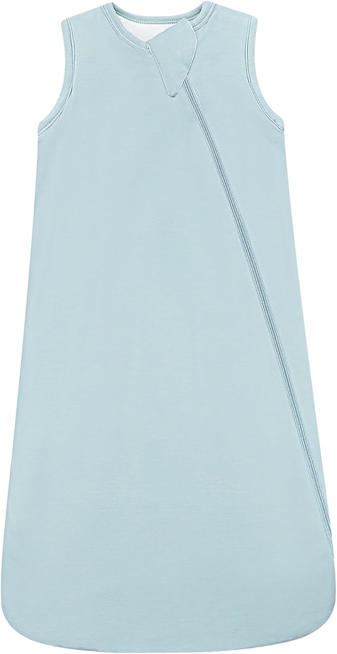 HAPIU Rayon Made from Bamboo Winter Baby Sleep Sack 2.5 TOG, 2-Way Zipper YKK, Warm Quilted Wearable Blanket