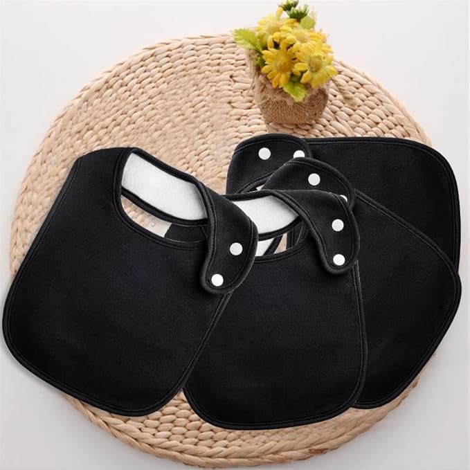 Baby Bibs Soft and Absorbent Organic Cotton Bandana Drool Bibs Set for Boys Girls Newborn 0-36 Months