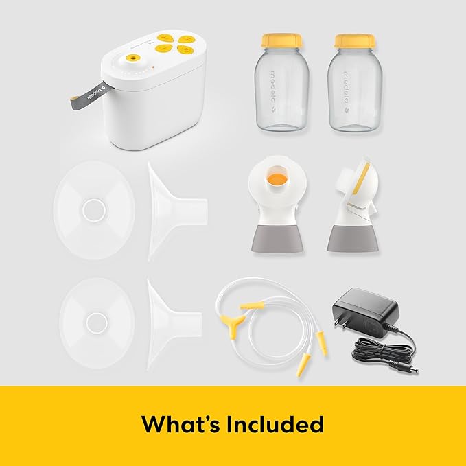 Medla New 2nd Gen Medela Pump in Style Pro Breast Pump, Clinically Proven Hospital-Efficiency, Compact Portable Double Electric Pump with Bottles and PersonalFit Plus Breast Shields