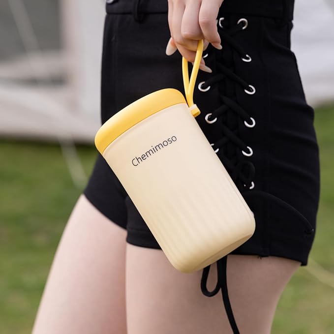 Chemimoso Travel Silicone Baby Bottle Cleaner Brush Set, Foldable Baby Bottle Drying Rack, Essential Cleaning Set for Outdoor Travel, Pink