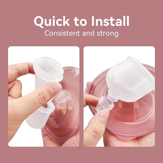 Diaphragm & Duckbill Valve Set Compatible with Momcozy M6 Breast Pump, Includes 4 Duckbill Valves and 2 Diaphragms, Pump Parts Works with Mobile Style M6