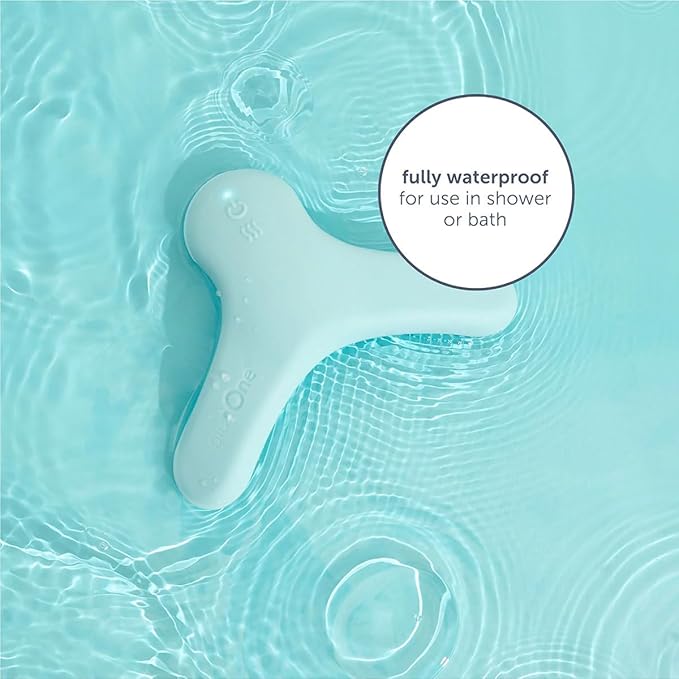 plusOne Breast & Body Massager for Breastfeeding, Nursing, Pumping, Clogged Ducts, Full Body Massaging, Hands-Free with 5 Vibration and 3 Heat Settings