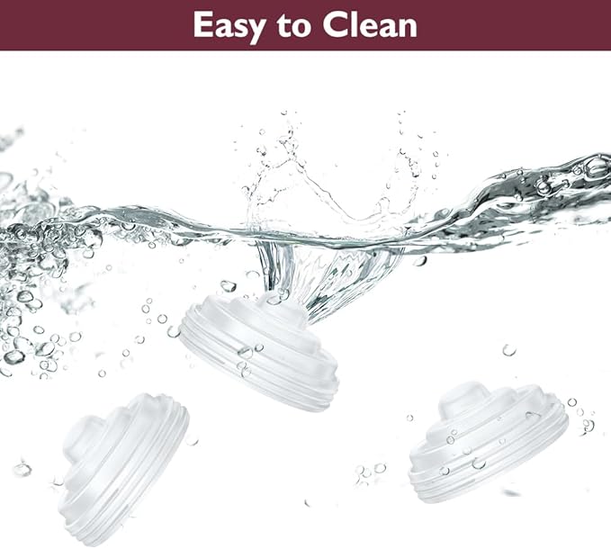 4PCS Diaphragm Compatible with Momcozy M5 Wearable Breast Pump, Silicone Diaphragm Replacement Parts for Momcozy M5 Brest Pump, Not Original Mom Cozy Accessories