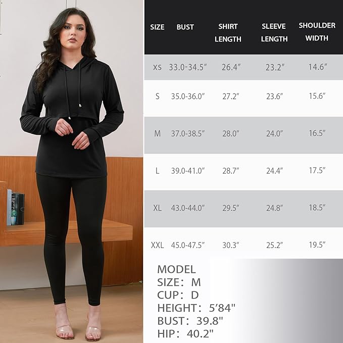 GINKANA Women's Nursing Hoodie Sweatshirt Long Sleeves Breastfeeding Maternity Tops Casual Clothes