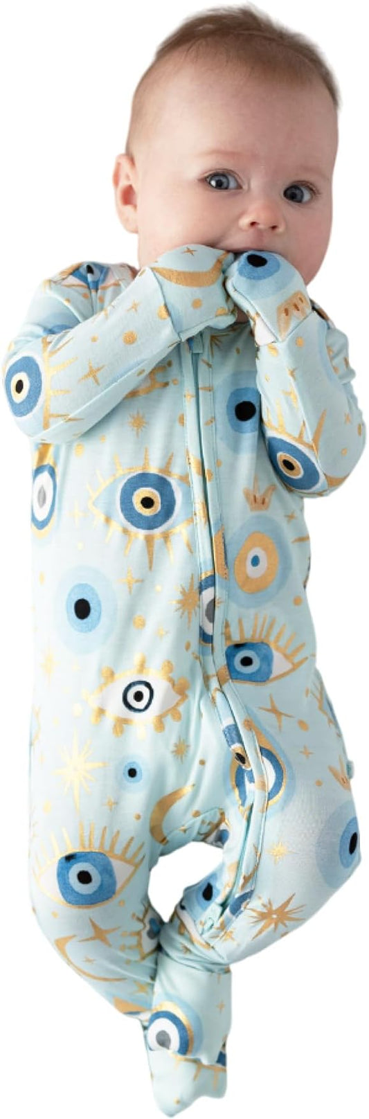 Posh Peanut Convertible Baby Sleepers - Girls Footless Baby Pajamas with 2 Way Zipper for Easy Diaper Changes