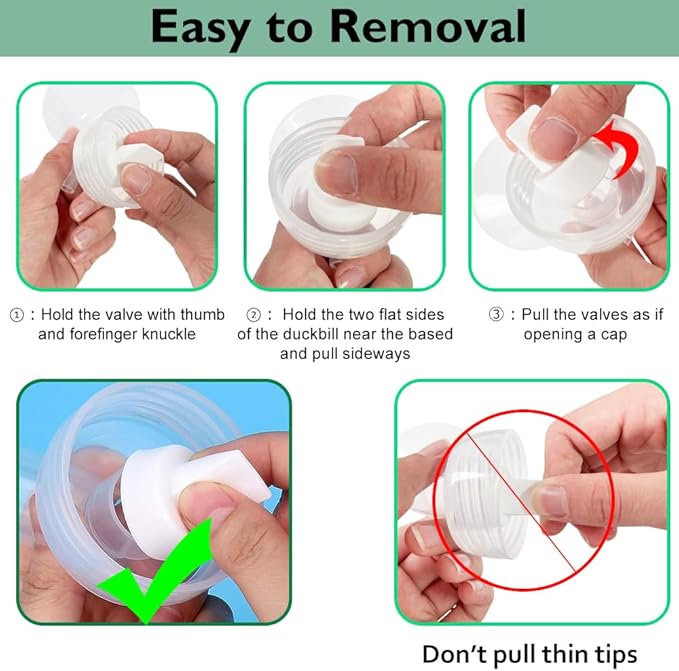 19mm Flange Pump Parts Compatible Spectra S1 S2 9 Breast Pumps Replacement,Full Set Replacements Include Flange Backflow Protector Membrane Duckbill Valve Tube,Not Original Accessories