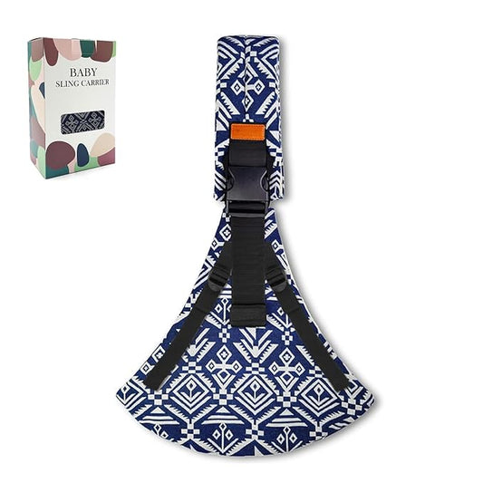 Baby Sling Carrier 2025 Baby Carrier Newborn to Toddler Sling Lightweight Baby Carrier Sling with Adjustable Straps Toddler Carrier Baby Wrap Sling for 10-30 lbs(Blue Sailboat)