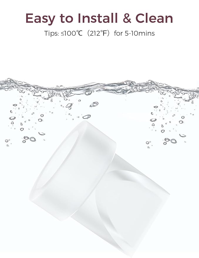 Momcozy Duckbill Valves Compatible with Momcozy M5. Original M5 Breast Pump Replacement Accessories, 4 PCS