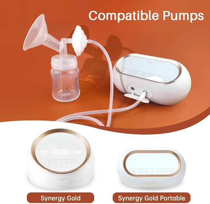PumpMom Replacement Tubing for Spectra Synergy Gold Dual and Portable Electric Breast Pump, BPA Free Replace Spectra SG Dual Powered Electric Breast Pump(Not Original Spectra Accessories)