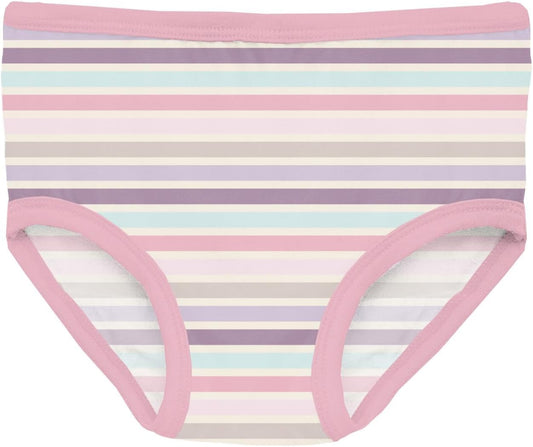 KicKee Girls Print Underwear, Soft Girl Panties, Toddler to Big Kid, All Day Wear