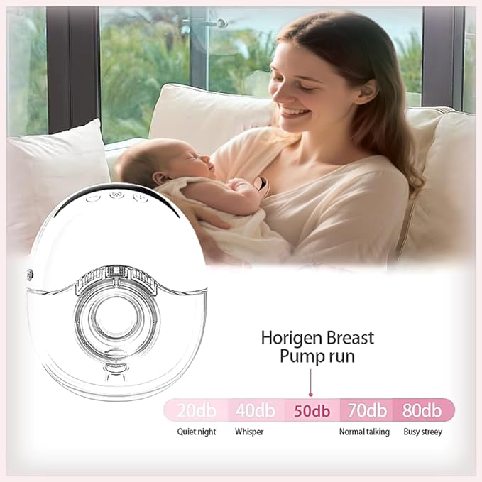 Wearable Breastfeeding Pump,4 Modes & 12 Levels,Hands Free Breast Pump,Memory Function,Electric Breast Pump,Strong Suction,Rechargeable, Double-Sealed Flange Sizes (19/21/24mm) (White 1 Pack)