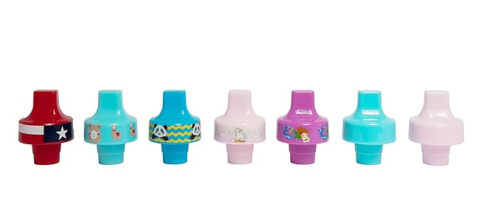 Refresh-a-Baby Reusable Bottle Top Spout Adapter – Reusable, Easily Convert Any Bottle into a Spill-Proof Sippy – Perfect for Travel & Everyday Use, BPA-Free, Dishwasher Safe - Pack of 2 (Baby Blue)