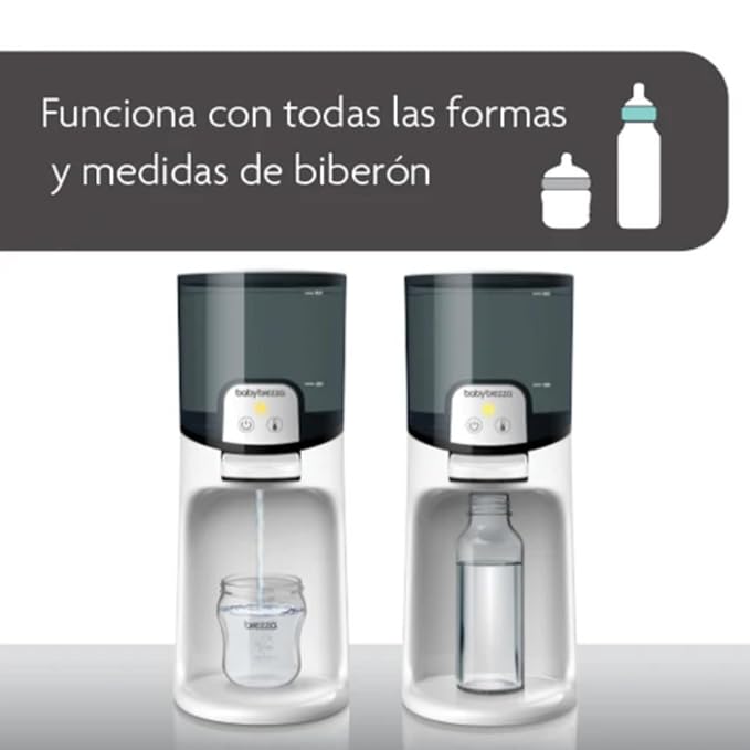 Baby Brezza Instant Baby Bottle Warmer - Fast Water Warmer Instantly Dispenses 24/7 in 3 Temperatures, White (Pack of 2)