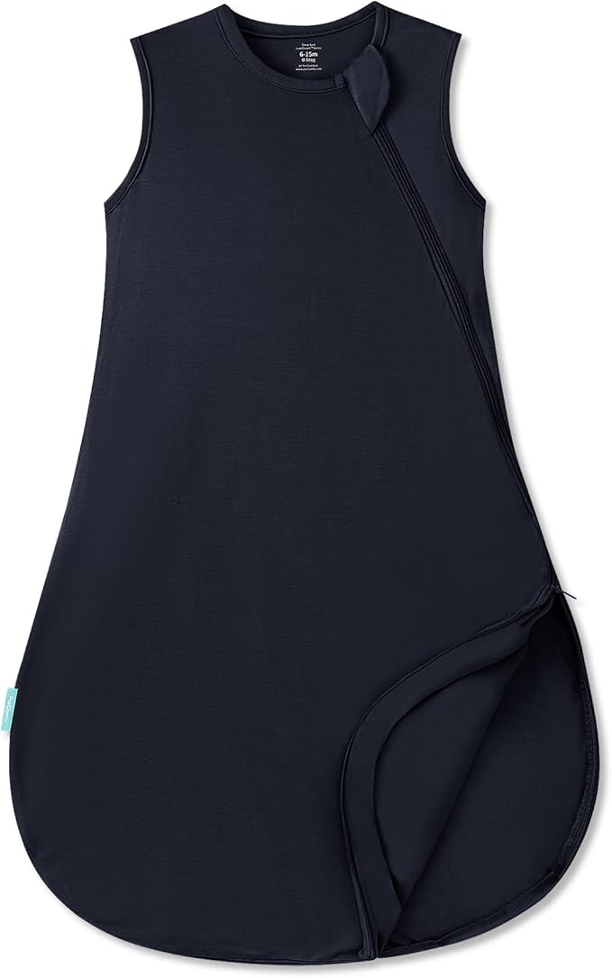 PurComfy Supersoft Sleep Sack 0.5 TOG, Premium Bamboo Viscose Sleeping Bag Thin Baby Wearable Blanket 2-Way Zipper Sleep Sack