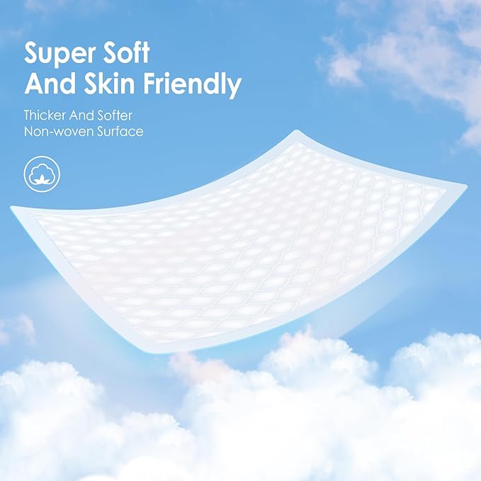 Disposable Changing Pads for Baby, 50 Pack 13" x 18" Super Soft Diaper Changing Pad Liners, Ultra Absorbent & Waterproof Baby Pee Pads Underpads for Changing Pad Cover Table Mat Sheet