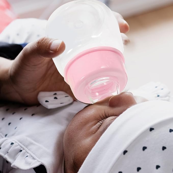 Kisangel Newborn Baby Bottles 6pcs Miniature Plastic Rice Feeder Mini Food Bottles Pp Cereal for Travel Rice Cereal