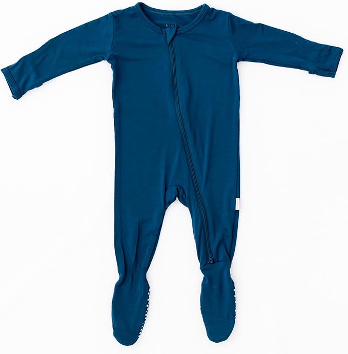 Bamboo Little Soft Baby Footie Pajamas, Baby Clothes, Newborn Sleepers, 95% Viscose and 5% Spandex, 0-24 Months