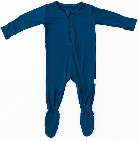 Bamboo Little Soft Baby Footie Pajamas, Baby Clothes, Newborn Sleepers, 95% Viscose and 5% Spandex, 0-24 Months