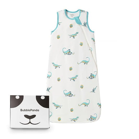 BubblePanda Rayon Made from Bamboo Sleep Sack 18-24 Months 0.5 Tog Soft Lightweight Toddler Sleep Sack 2t for Babies 2-Way Zipper Wearable Blanket Baby 18 Months