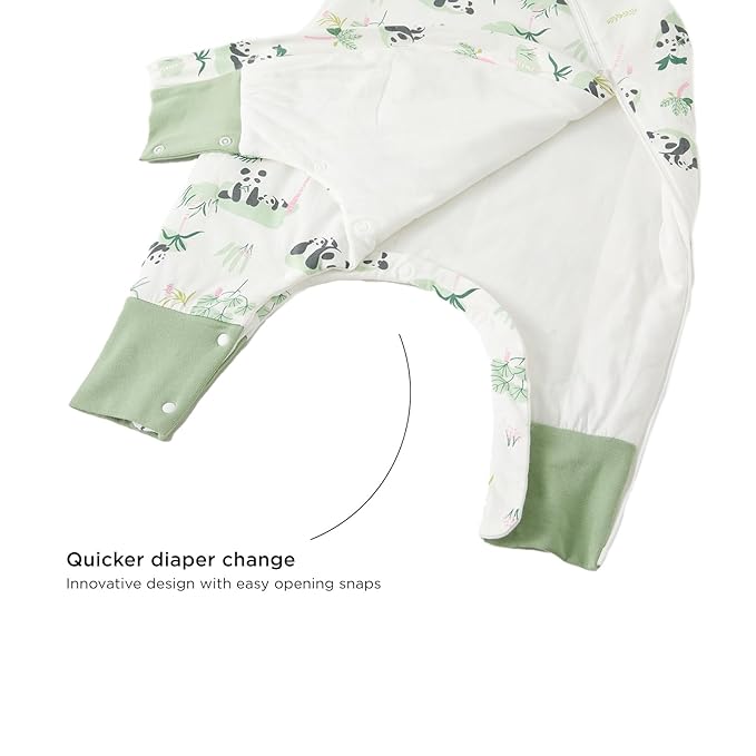 Duomiaomiao 2 Pack 0.5 TOG Toddler Sleep Sack 24-36 Months 100% Cotton Lightweight Baby Sleep Sack with Feet, Breathable Comfy Toddler Wearable Blanket