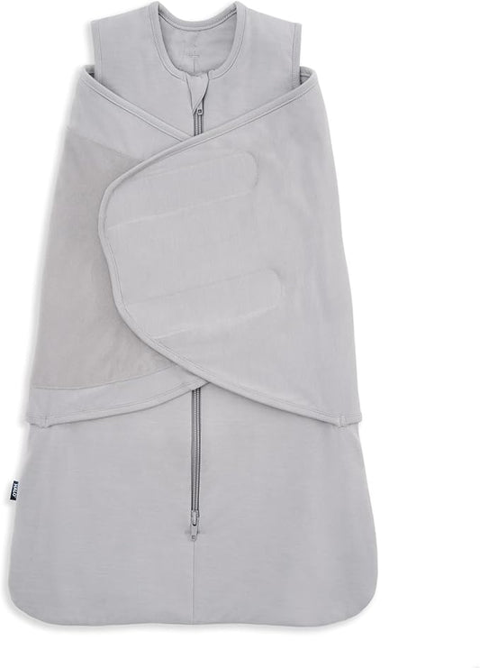 HALO SleepSack SuperSoft Swaddle, Cozy Bamboo Viscose, 3-Way Adjustable Swaddle, 2 Way Zipper, 2 TOG