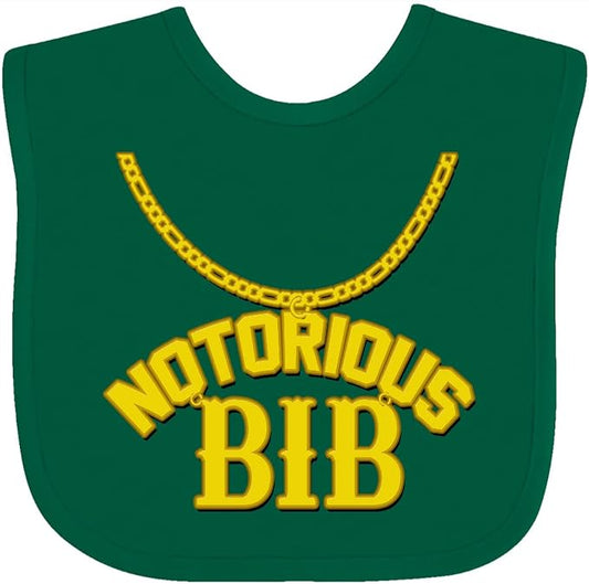 inktastic Notorious Bib Baby Bib